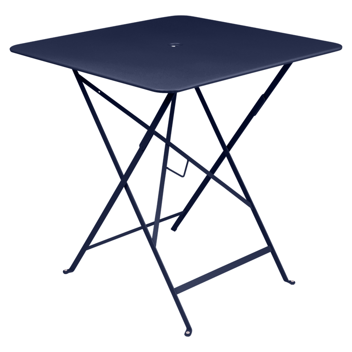 Bistro Square Folding Table - 28" x 28" - Fermob - Outdoor Furniture - Deep Blue - HORNE
