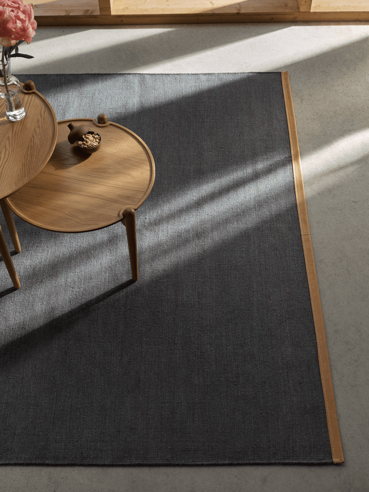 Björk Wool & Cotton Rugs - Design House Stockholm - Rugs - Large - Dark Grey - HORNE