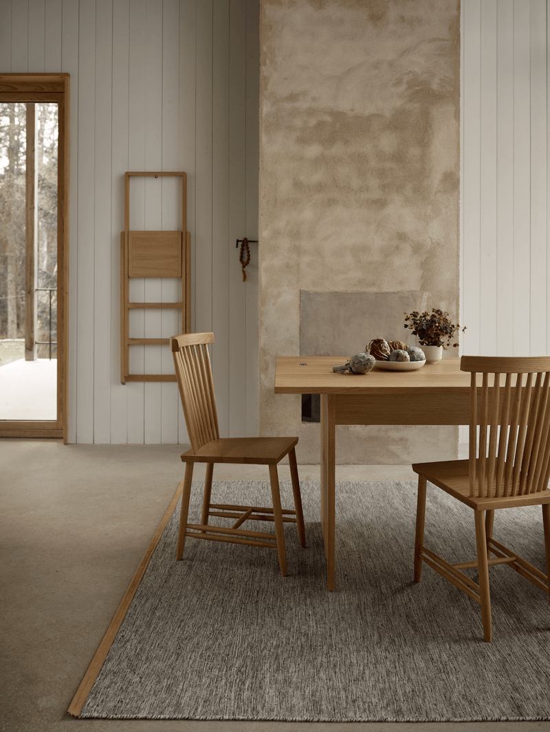 Björk Wool & Cotton Rugs - Design House Stockholm - Rugs - Small - Dark Grey - HORNE