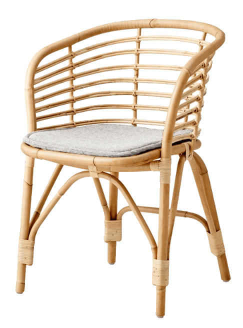 Blend Indoor Chair - Cane Line - Chairs - Natural - Grey - HORNE