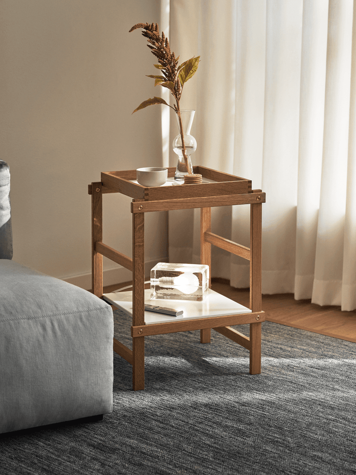 Block Lamp - Design House Stockholm - Table + Task - White - HORNE
