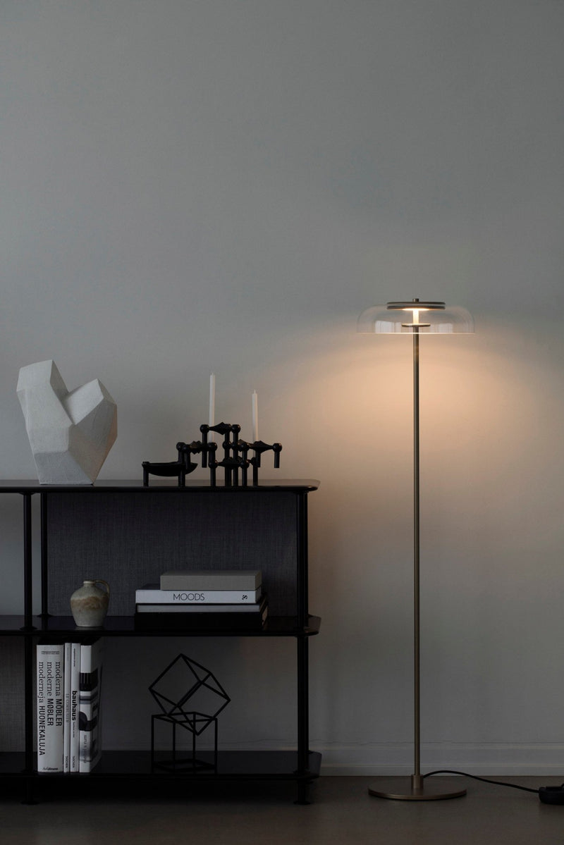 Blossi Floor Lamp - Nuura - Floor Lamps - Nordic Gold/Clear - HORNE