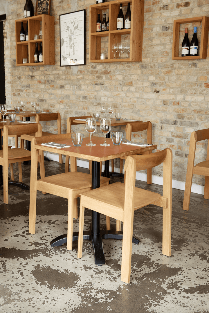 Blueprint Chair - Form + Refine - Chairs - Black - Stained Oak - HORNE