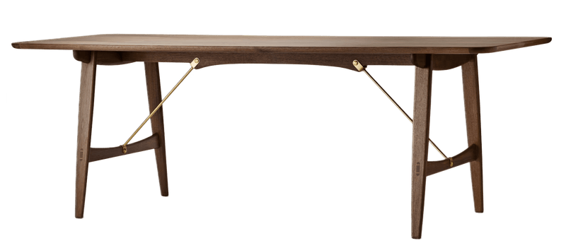 BM1160 Hunting Table - Carl Hansen & Son - Tables + Desks - Oiled Walnut - Stainless Steel - HORNE