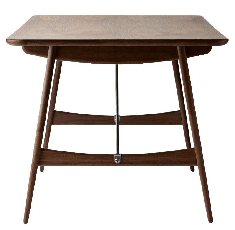 BM1160 Hunting Table - Carl Hansen & Son - Tables + Desks - Oiled Walnut - Stainless Steel - HORNE