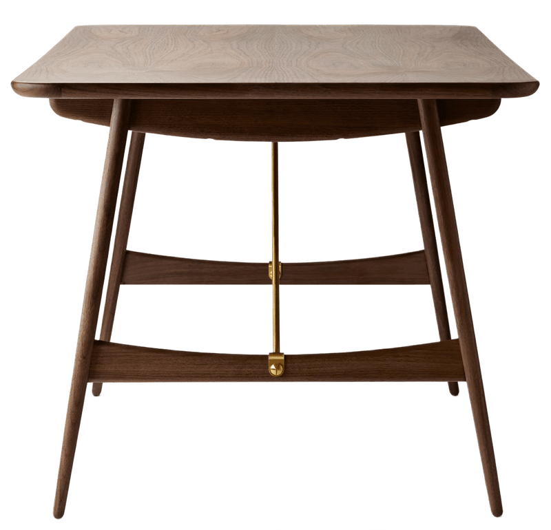 BM1160 Hunting Table - Carl Hansen & Son - Tables + Desks - Oiled Walnut - Stainless Steel - HORNE