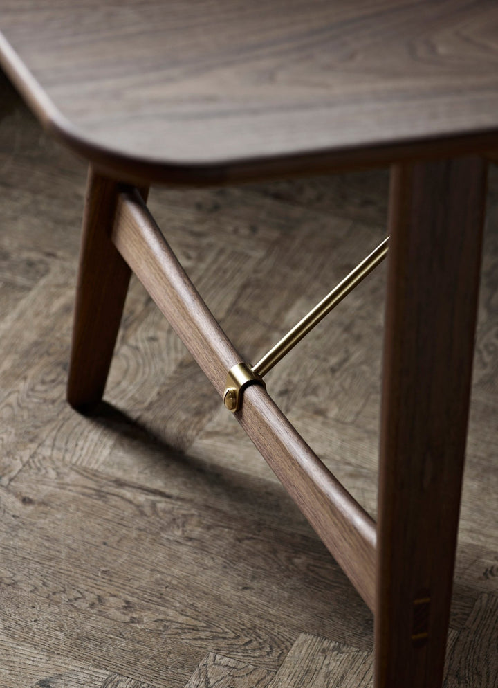 BM1160 Hunting Table - Carl Hansen & Son - Tables + Desks - Oiled Walnut - Stainless Steel - HORNE