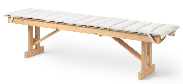 BM1871 Outdoor Bench - Carl Hansen & Son - Stools + Benches + Ottomans - Add Heritage Papyrus Cushion - HORNE