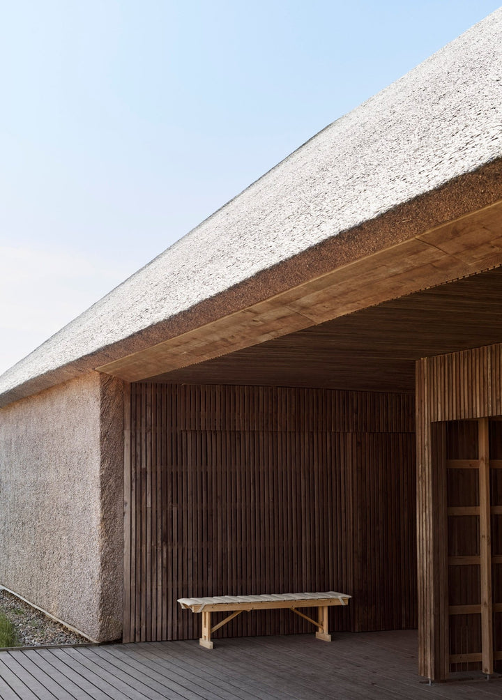 BM1871 Outdoor Bench - Carl Hansen & Son - Stools + Benches + Ottomans - Add Heritage Papyrus Cushion - HORNE