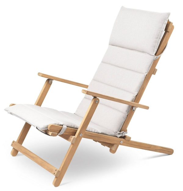 BM5568 Deck Chair - Carl Hansen & Son - Chairs - Add Heritage Papyrus Cushion - HORNE