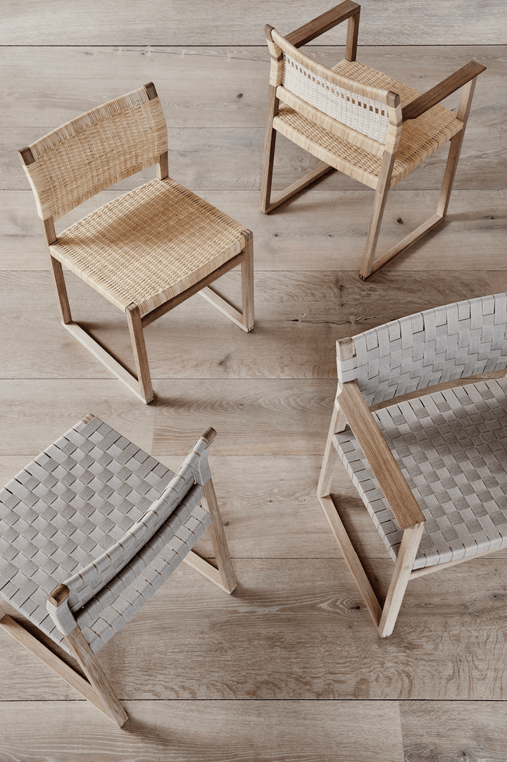 BM62 Armchair - Linen Webbing - Fredericia - Chairs - HORNE