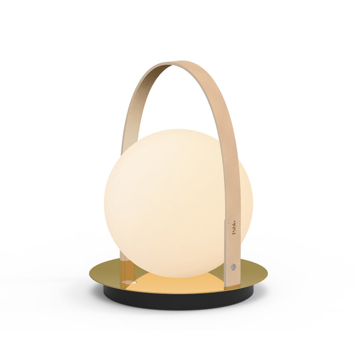 Bola Lantern - Pablo Designs - Outdoor Lights - Tan/Brass - HORNE
