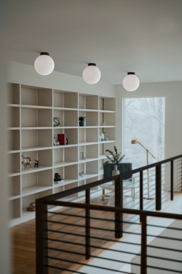 Bola Sphere Flush - Pablo Designs - Wall Sconces - 12" - Matte White - HORNE