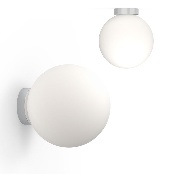 Bola Sphere Flush - Pablo Designs - Wall Sconces - 12" - Chrome - HORNE