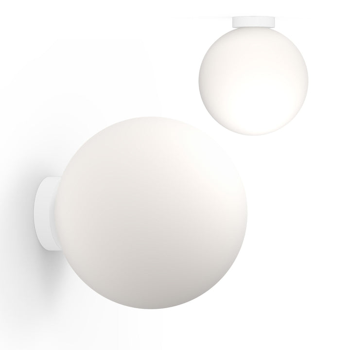 Bola Sphere Flush - Pablo Designs - Wall Sconces - 16" - Matte White - HORNE