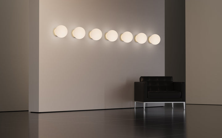 Bola Sphere Flush - Pablo Designs - Wall Sconces - 12" - Matte White - HORNE