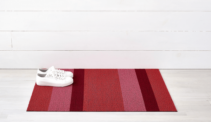 Bold Stripe Shag Rug - Chilewich - Rugs - Punch - Doormat - HORNE