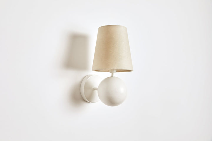 Bole Wall Light - Workstead - Wall Sconces - Black Enamel - Hardwired with Integrated Dimmer - HORNE