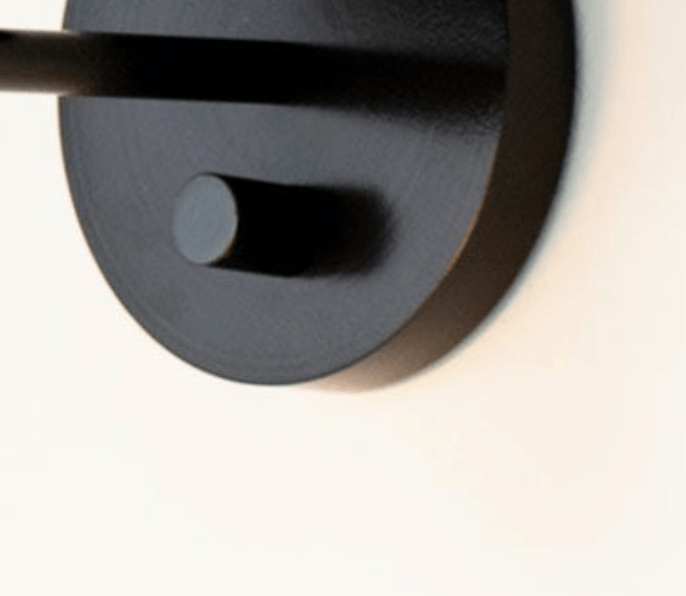 Bole Wall Light - Workstead - Wall Sconces - Black Enamel - Hardwired with Integrated Dimmer - HORNE