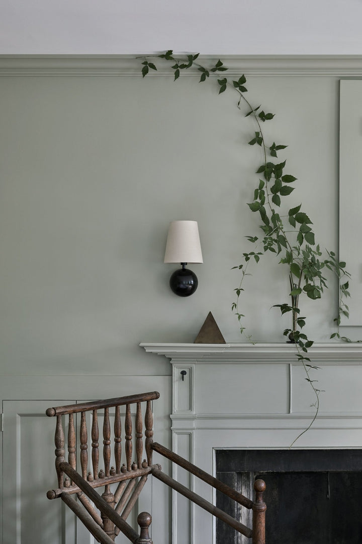 Bole Wall Light - Workstead - Wall Sconces - Black Enamel - Hardwired with Integrated Dimmer - HORNE