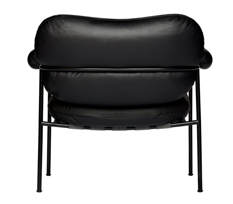 Bollo Armchair - Fogia - Chairs - Vintage - Cognac Leather - White - HORNE