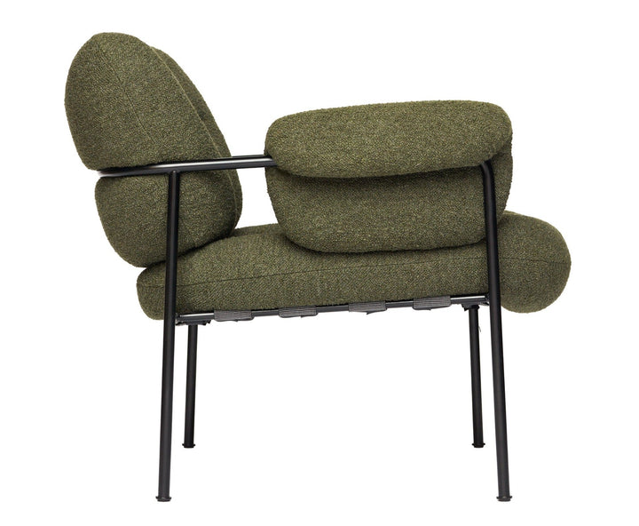 Bollo Armchair - Fogia - Chairs - Vintage - Cognac Leather - White - HORNE