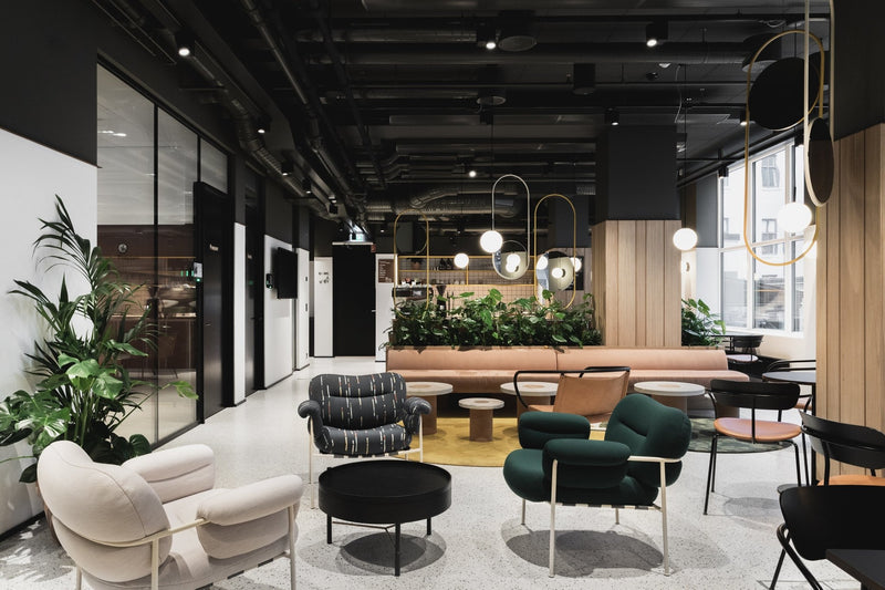 Bollo Armchair - Fogia - Chairs - Vintage - Cognac Leather - White - HORNE