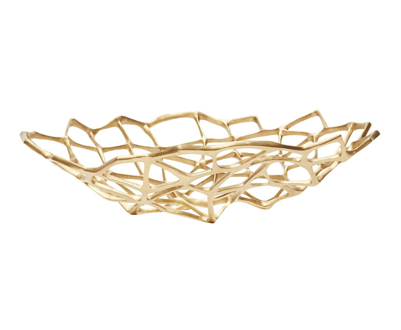 Bone Bowl Brass - Tom Dixon - Serveware - Small - HORNE
