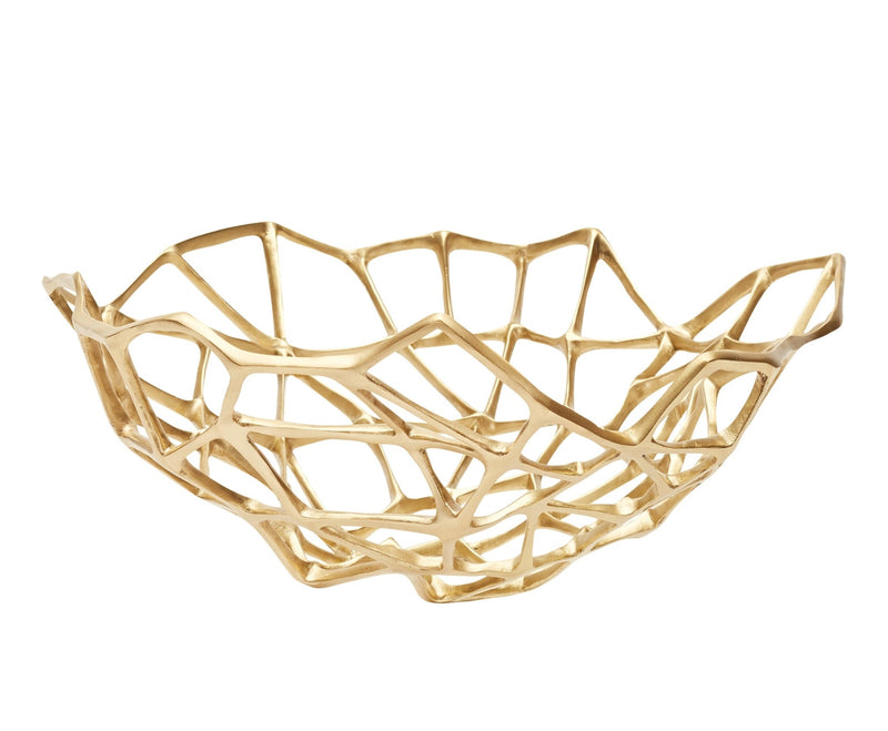 Bone Bowl Brass - Tom Dixon - Serveware - Small - HORNE