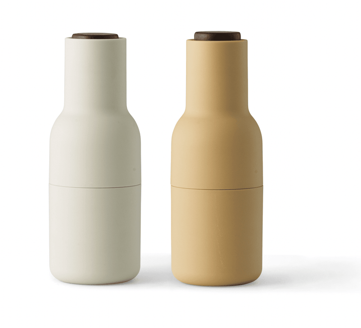 Bottle Grinders - Set of 2 - Audo Copenhagen - Kitchen Tools - Barley - Walnut Lid - HORNE
