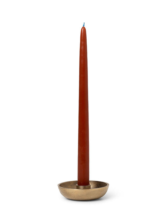 Bowl Candle Holder - Single - Ferm Living - Candle Holders - Brass - HORNE