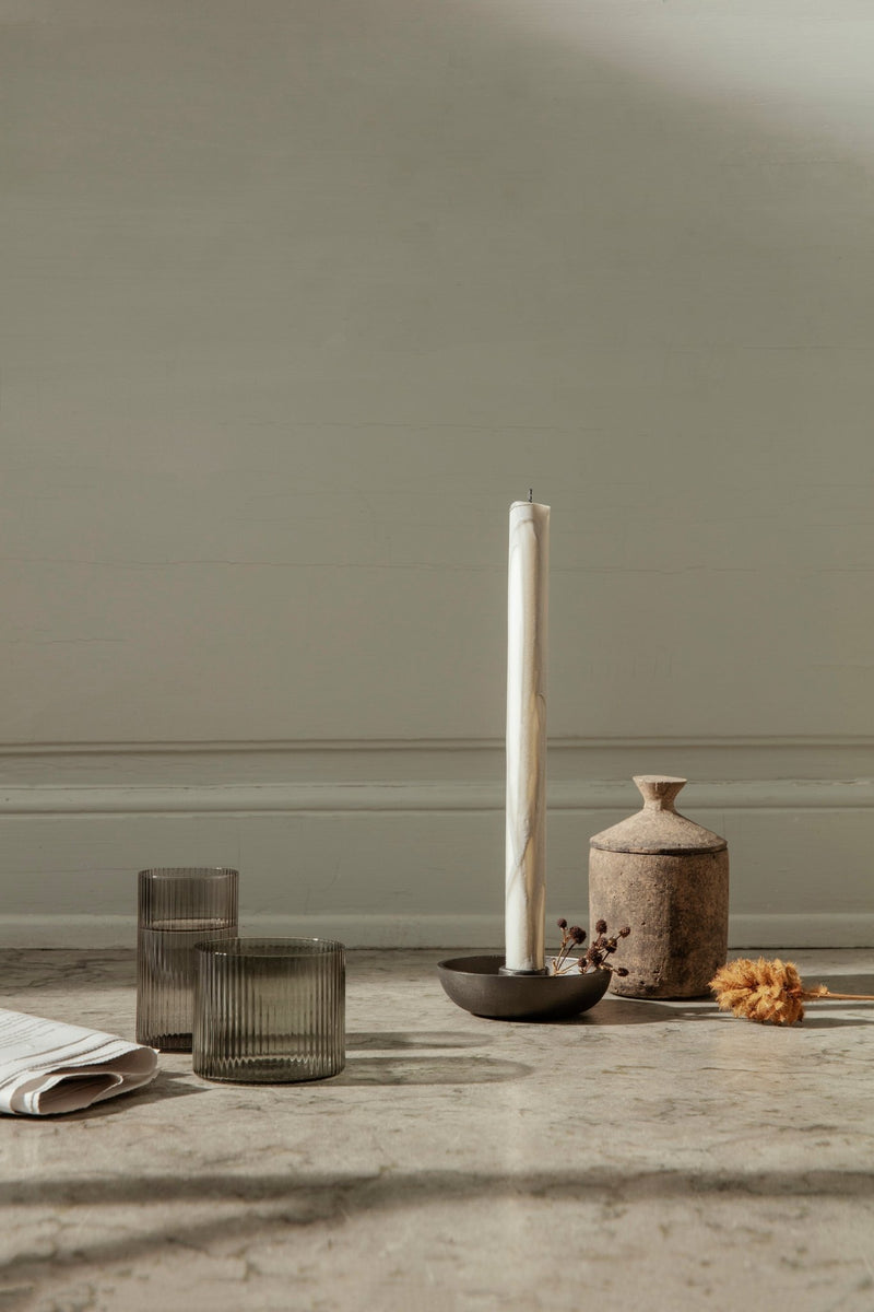 Bowl Candle Holder - Single - Ferm Living - Candle Holders - Brass - HORNE