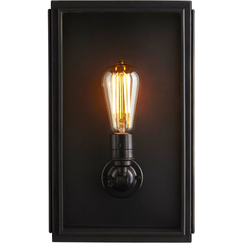 Box Wall Light - External Glass - Medium