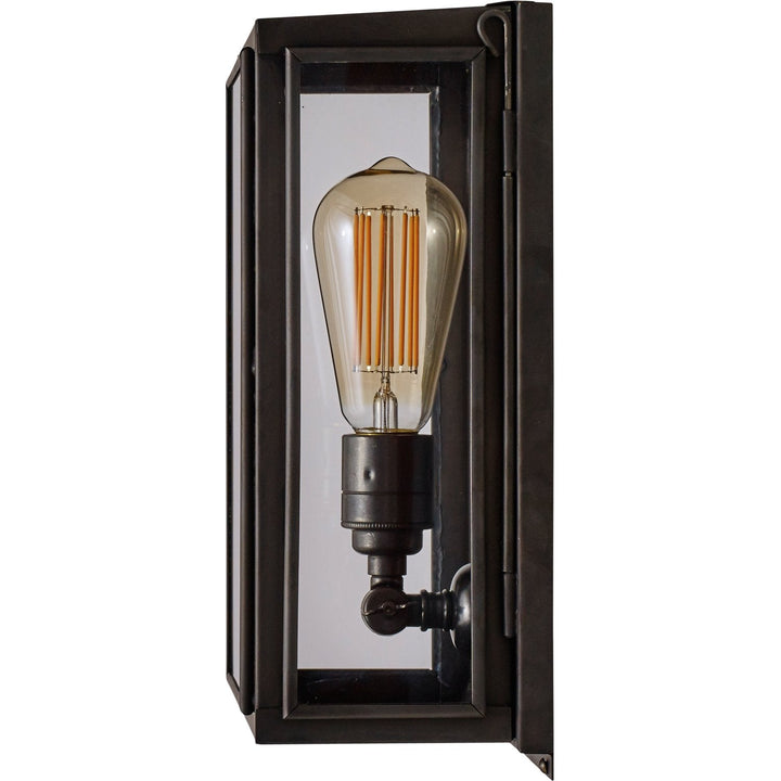 Box Wall Light - External Glass - Davey Lighting - Outdoor Lights - Small - HORNE