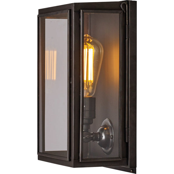 Box Wall Light - External Glass - Davey Lighting - Outdoor Lights - Small - HORNE