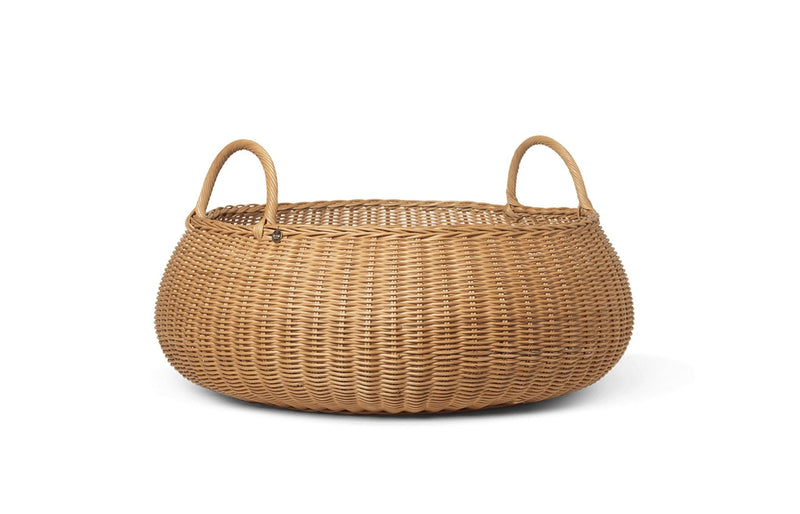 Braided Basket - Low - Ferm Living - Storage + Organization - HORNE