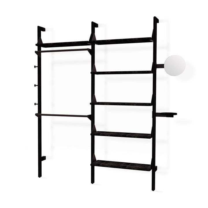 Branch - 2 Display Unit - Gus* Modern - Shelving - Black Frame/Black Brackets - HORNE