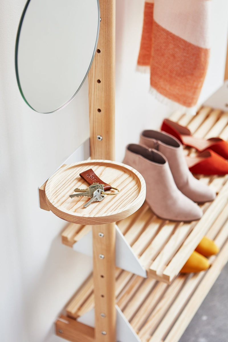 Branch - 2 Display Unit - Gus* Modern - Shelving - Blonde Frame/White Brackets - HORNE