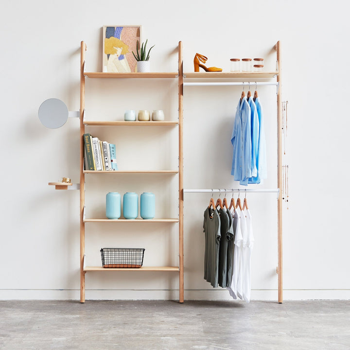 Branch - 2 Display Unit - Gus* Modern - Shelving - Black Frame/Black Brackets - HORNE