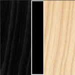 Black Frame/Blonde Shelves