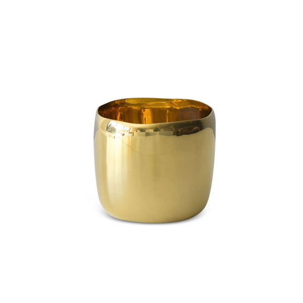 Cuadrado Small Vessel in Brass