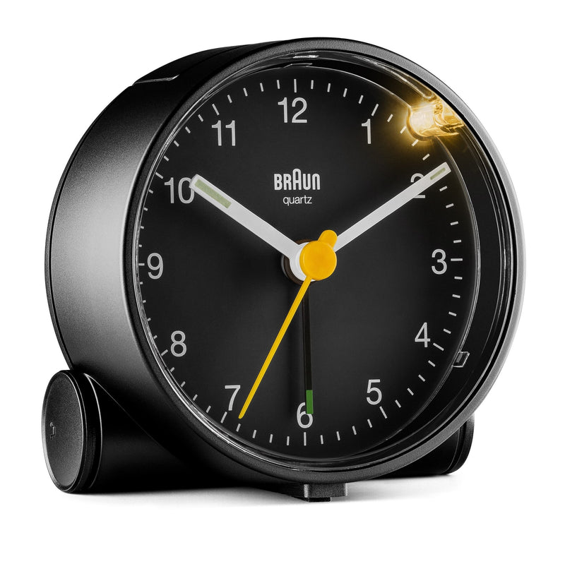 Braun Classic Alarm Clock - BC01 - Braun - Clocks - Black Case & Black Dial - HORNE
