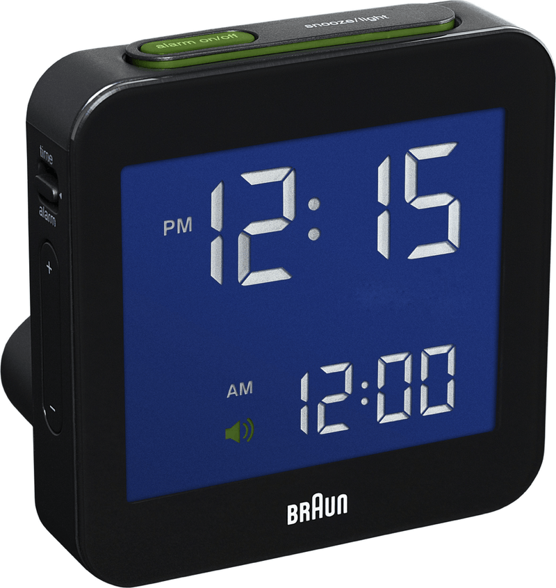 Braun Digital Alarm Clock - BN - C009 - Braun - Clocks - Black - HORNE