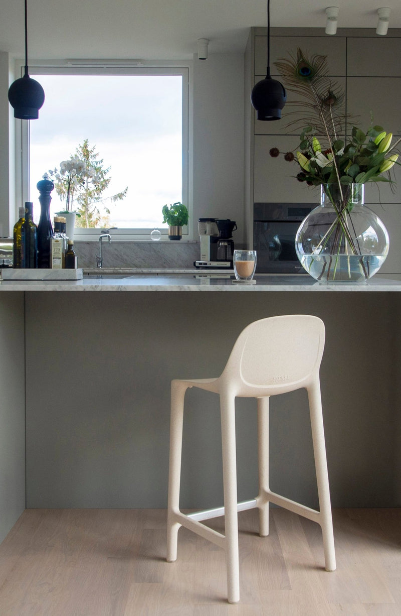 Broom 24 Counter Stool - Emeco - Stools + Benches + Ottomans - Dark Grey - HORNE