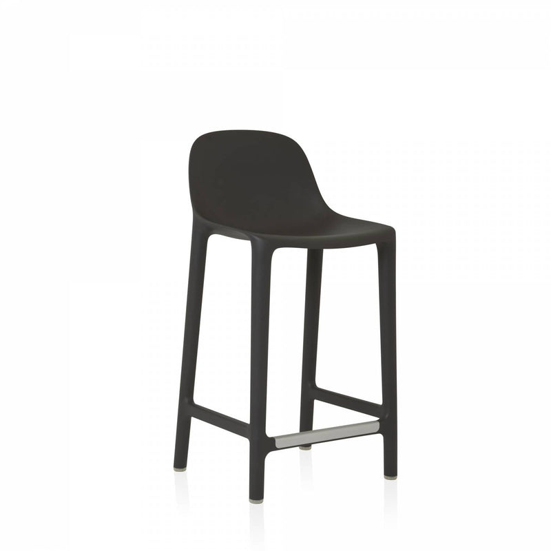 Broom 24 Counter Stool - Emeco - Stools + Benches + Ottomans - Dark Grey - HORNE