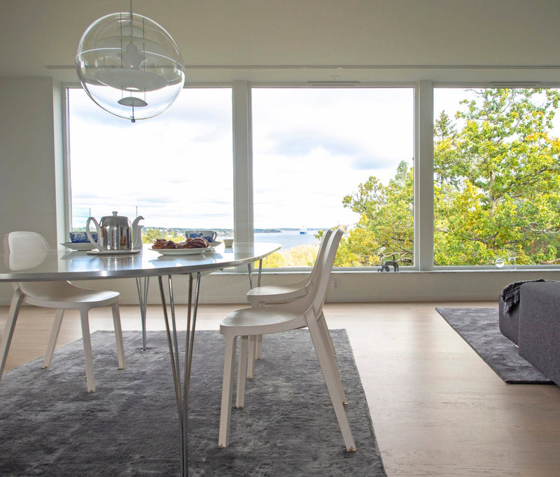 Broom Stacking Chair - Emeco Chairs - Dark Grey - HORNE