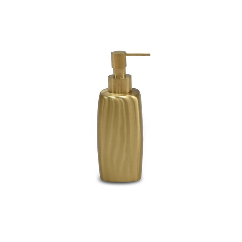 Cuadrado Soap Dispenser in Brushed Brass - Tina Frey - Bath - HORNE
