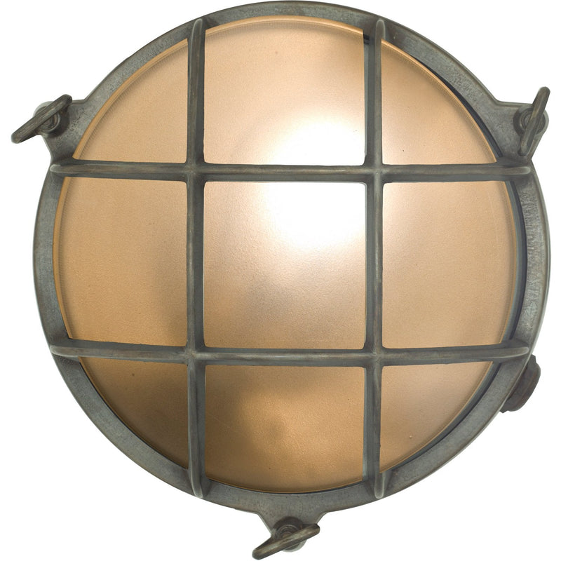 Bulkhead Light - Davey Lighting - Outdoor Lights - Polished Brass - Medium - HORNE