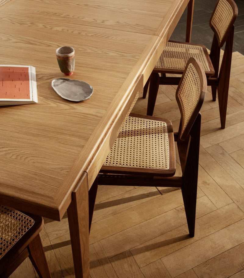 C - Chair Dining Chair - All French Cane - Gubi - Chairs - American Oiled Walnut - HORNE