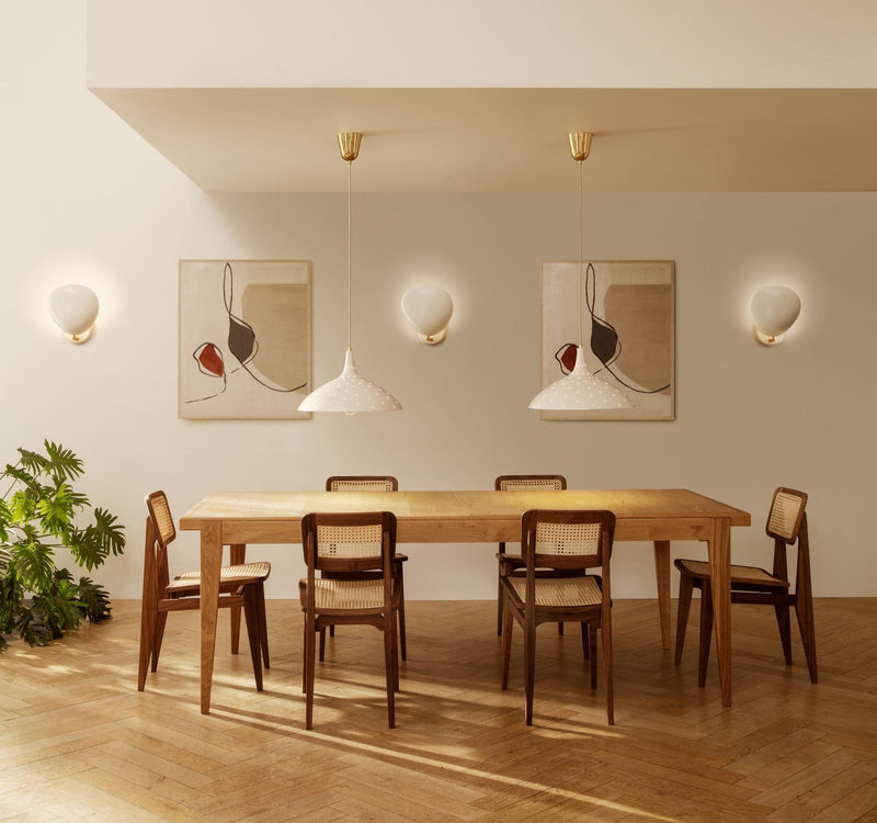 C - Chair Dining Chair - All French Cane - Gubi - Chairs - American Oiled Walnut - HORNE